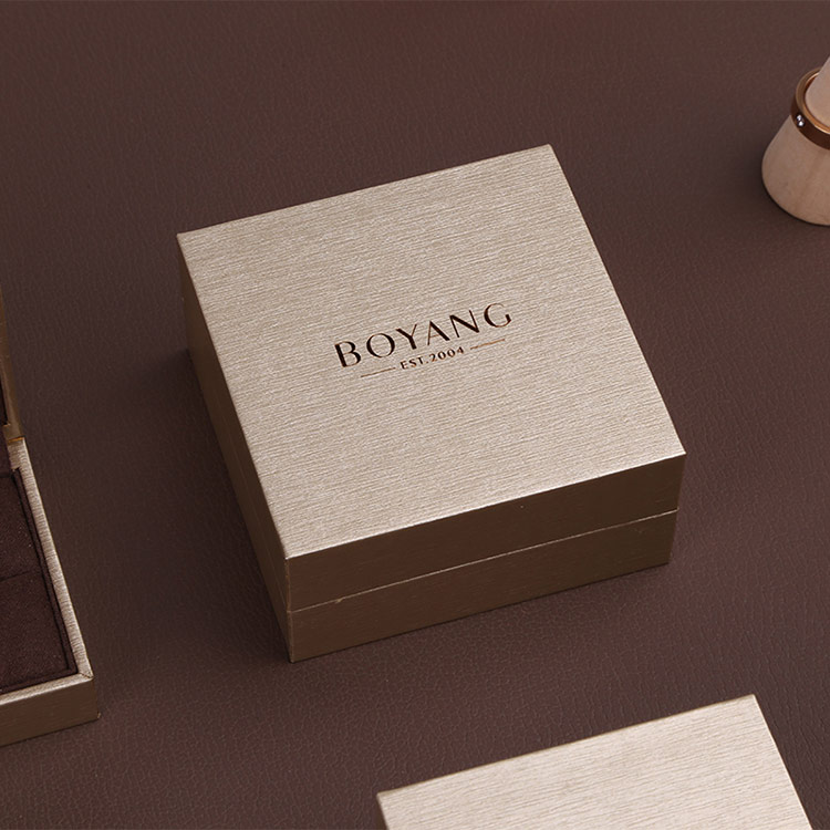 Creative handmade fancy personalised engagement custom surprise double ring gift box