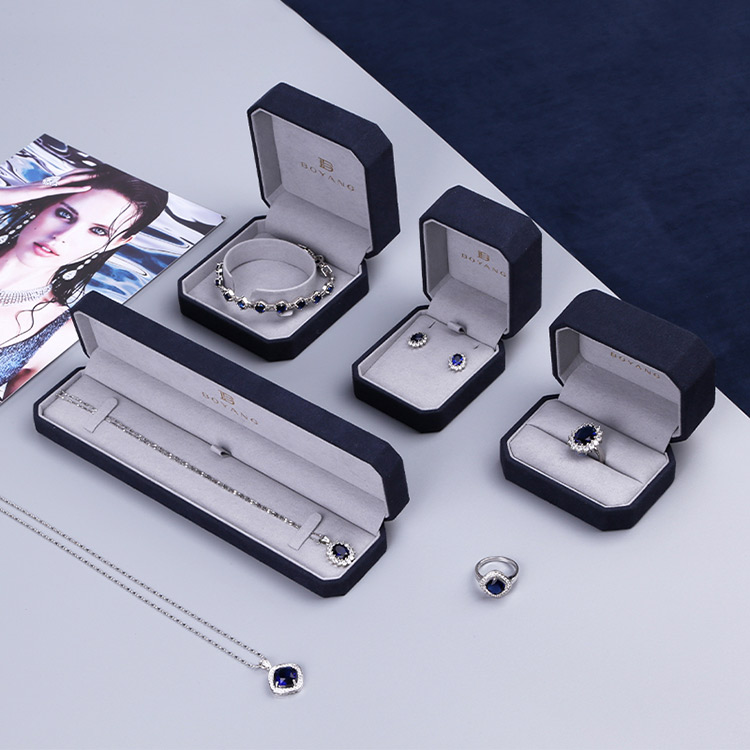 Designer new style blue wedding unique custom proposal ring box