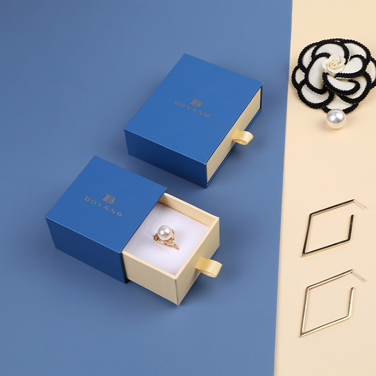 Professional factory sliding drawer custom long necklace gift box packaging