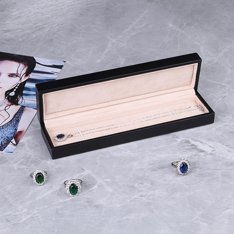 Luxury european women black best jewelry custom bracelet boxes
