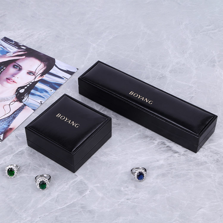 Luxury european women black best jewelry custom bracelet boxes