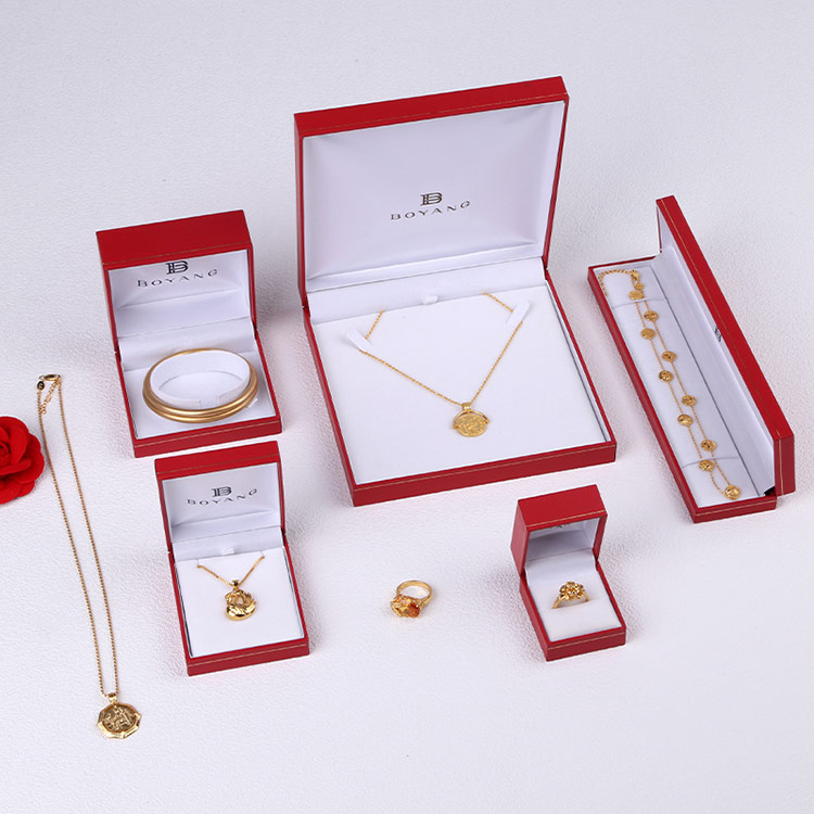 Plastic custom necklace jewelry gift box, printed jewelry box manufacturers