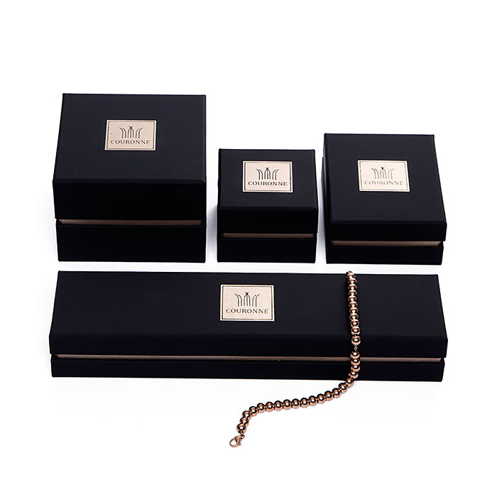 Black paper jewelry packaging, custom cute jewelry box manufacturers
