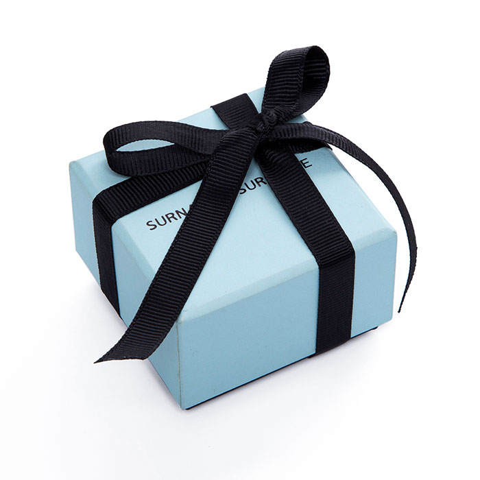 Wholesale customized paper plain jewelry box