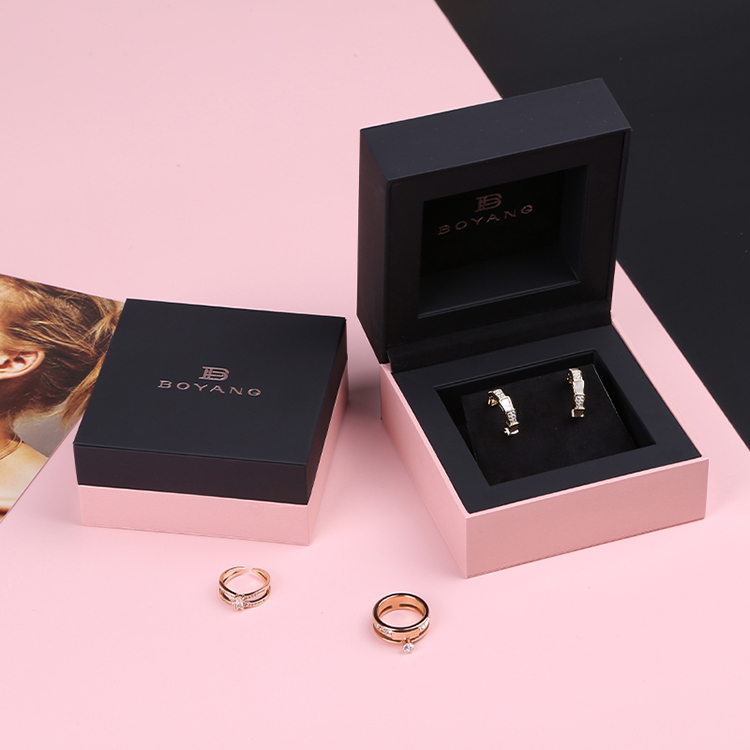 Fancy exquisite beautiful women luxury custom gift pendant plastic box