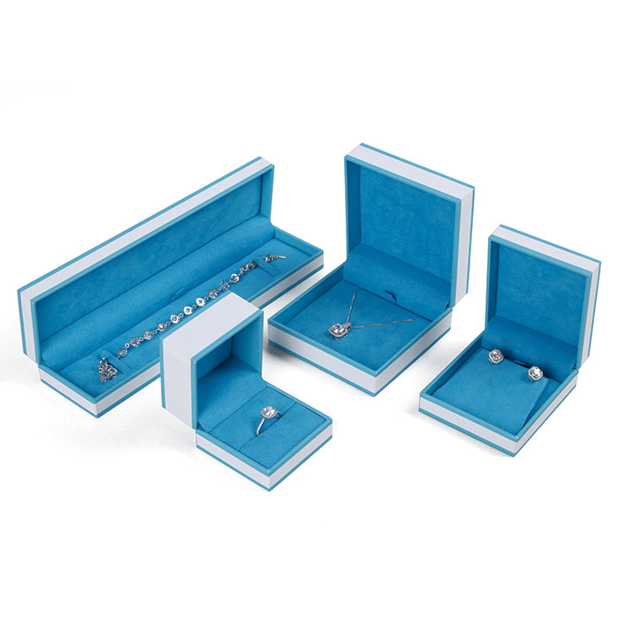 Custom red fancy plastic jewelry boxes wholesale manufacturer