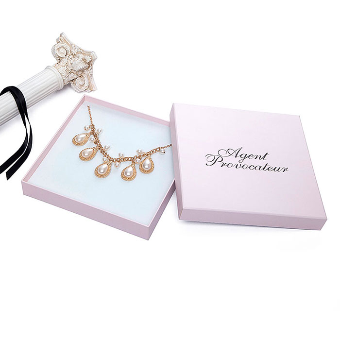 High quality custom pink jewelry box