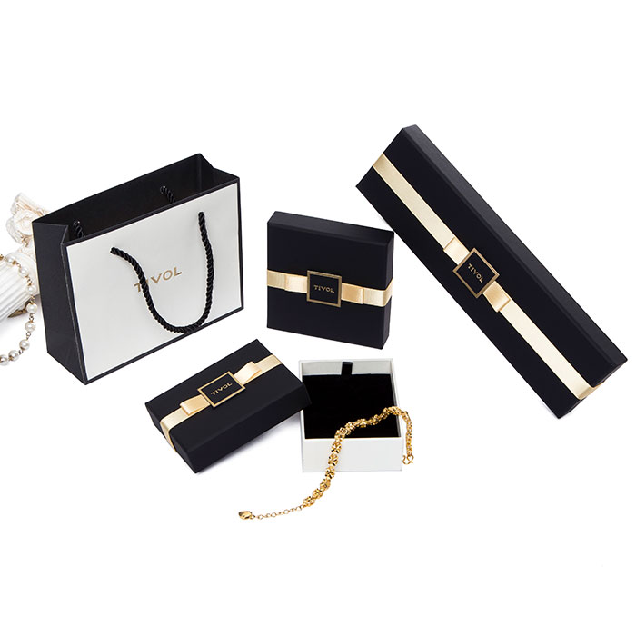 Wholesale logo customized mens jewellry box