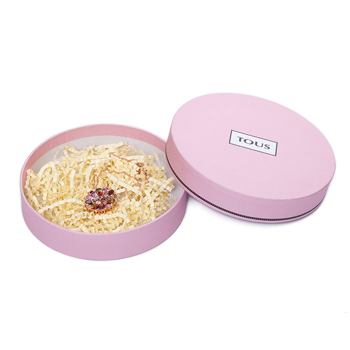 High quality different color custom circular jewelry box