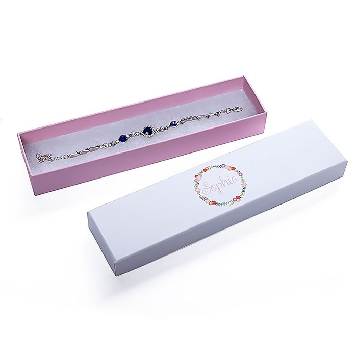 Beautiful custom jewelry present box customization