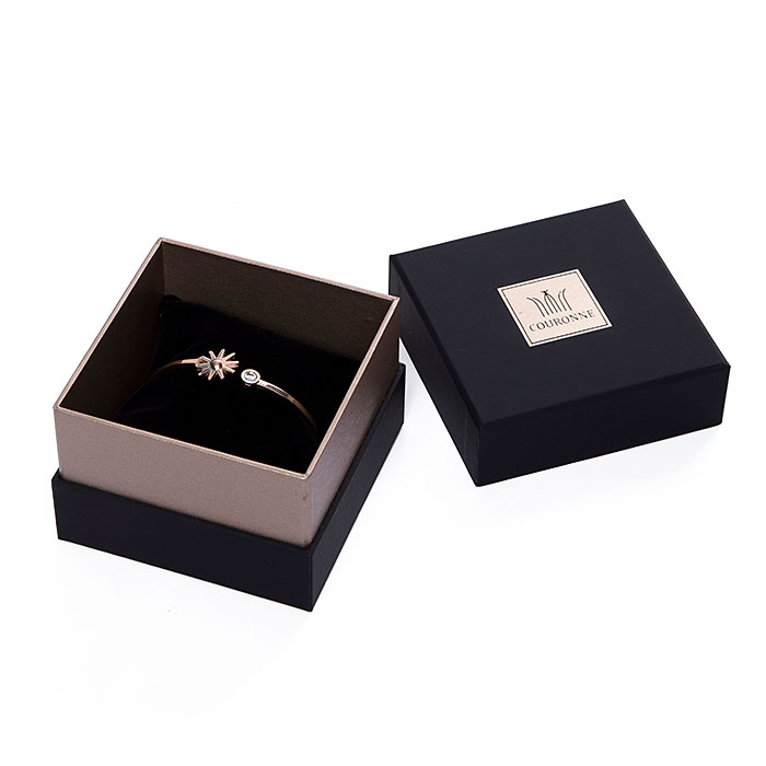 Customized printed paper jewelry box, paper boxes factory