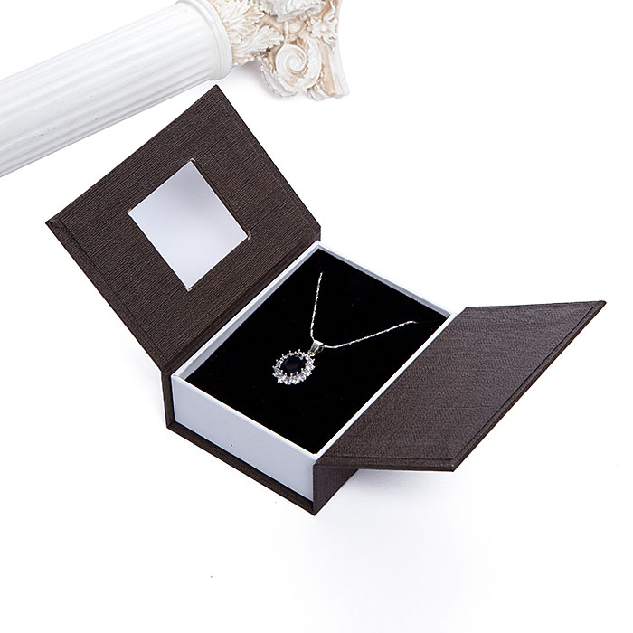 Customized printed paper jewelry box, custom jewelry gift boxes factory