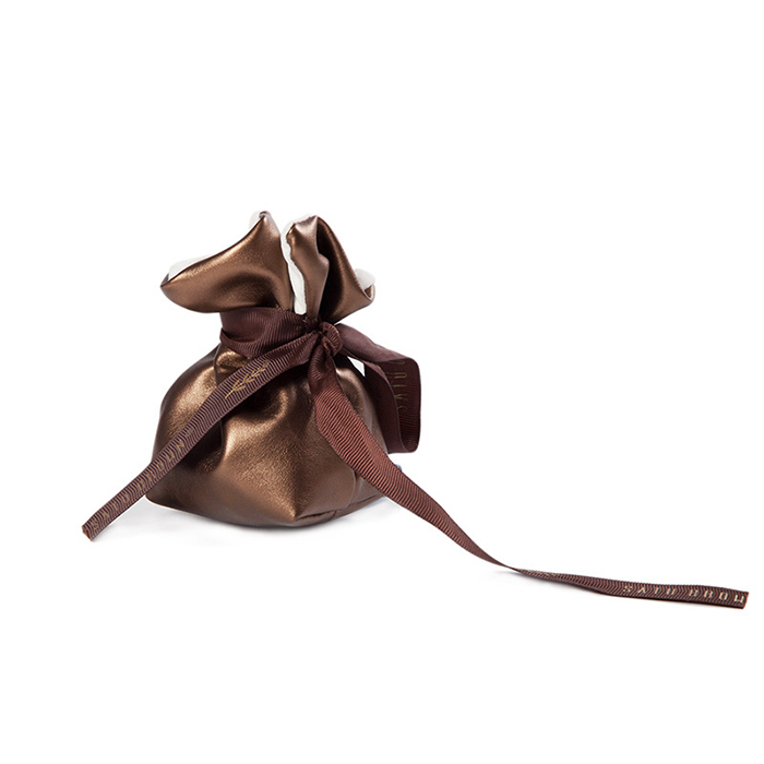 Delicate attractive custom soft jewelry pouch