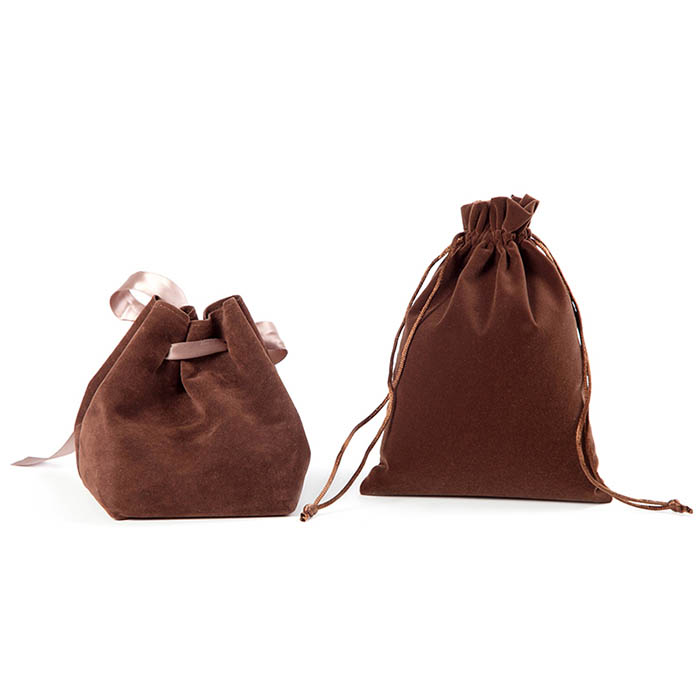 Custom suede jewelry pouches wholesale