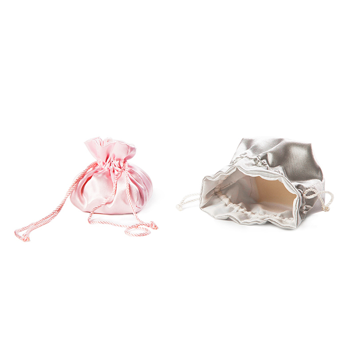Custom drawstring jewelry bags, satin jewelry packaging bag factory