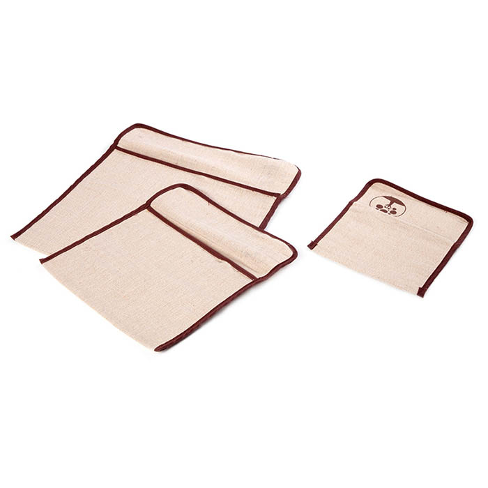 Simple and delicate custom linen jewelry pouches