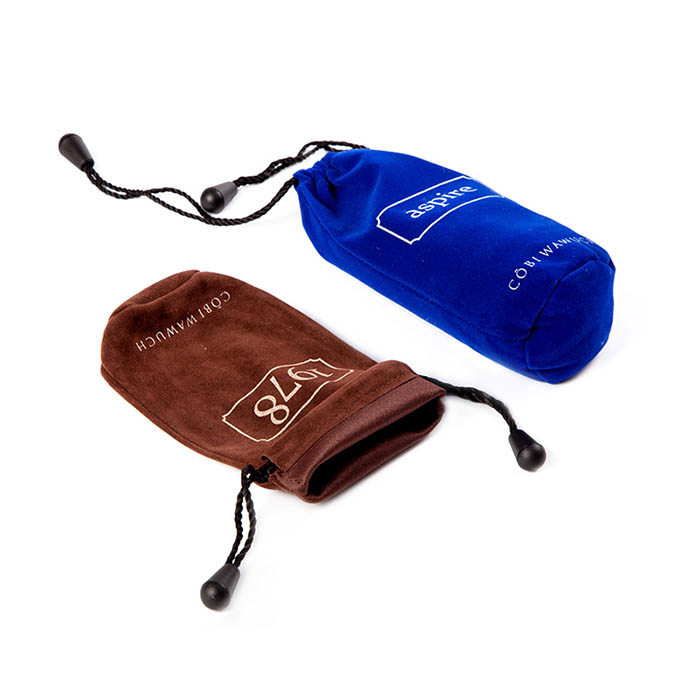 Wholesale promotional velvet drawstring bag