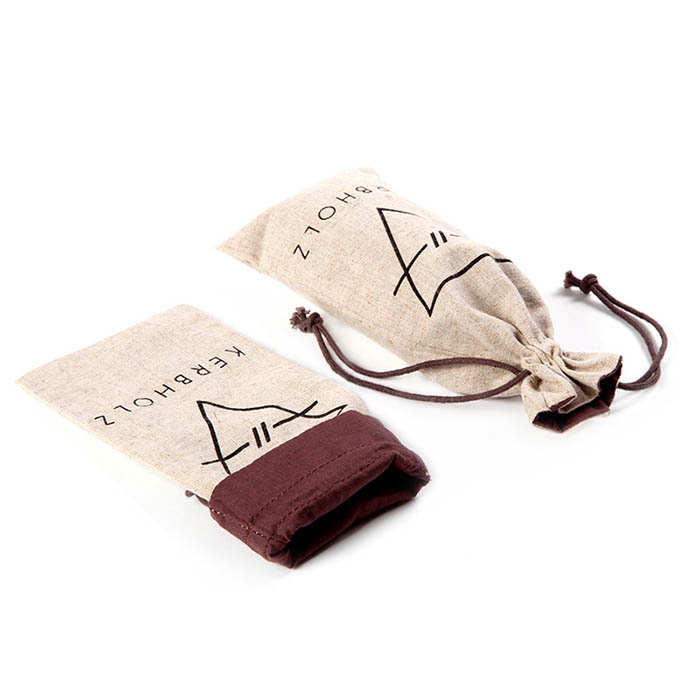 High quality customized jute drawstring bag