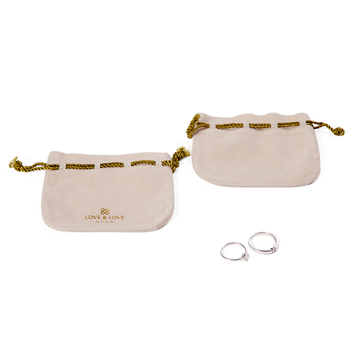 Drawstring jewelry bags, velvet fabric pouch factory