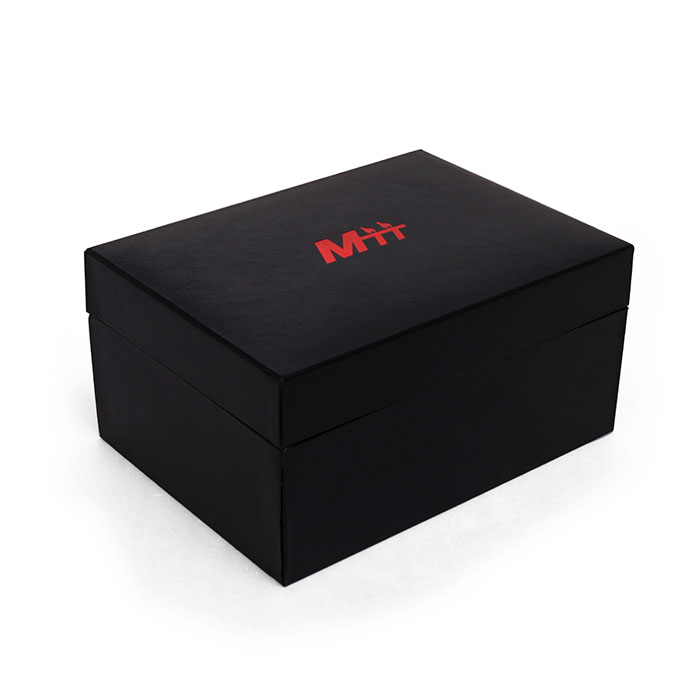 Custom high quality black watch box factory