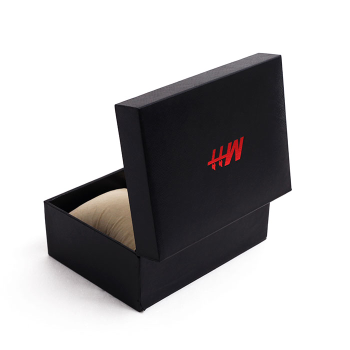 Custom high quality black watch box factory