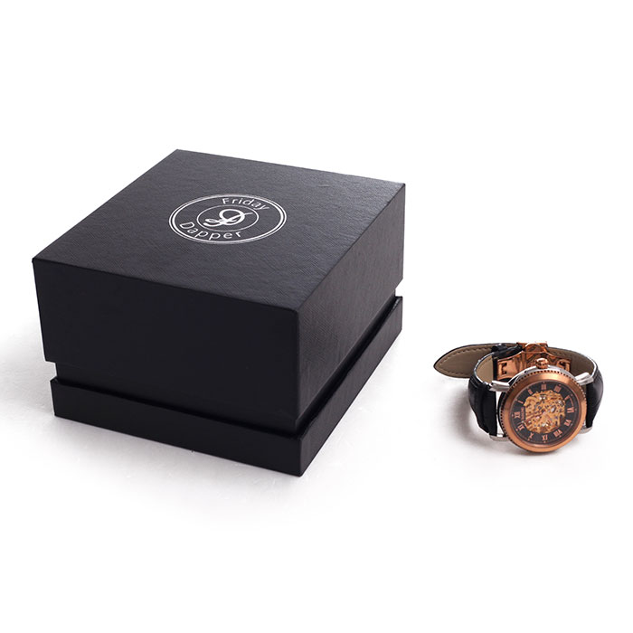 Wholesale customized logo printed paper watch box factory
