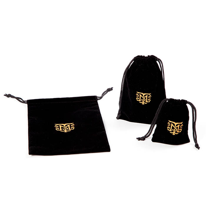 High quality black custom velvet watch pouch manufacturer