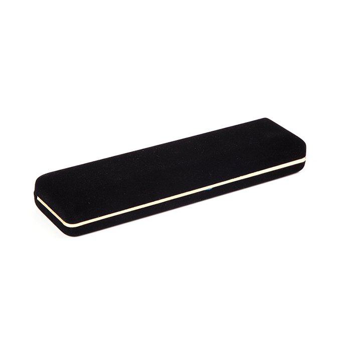 Custom black luxury plastic jewelry box for jewelry