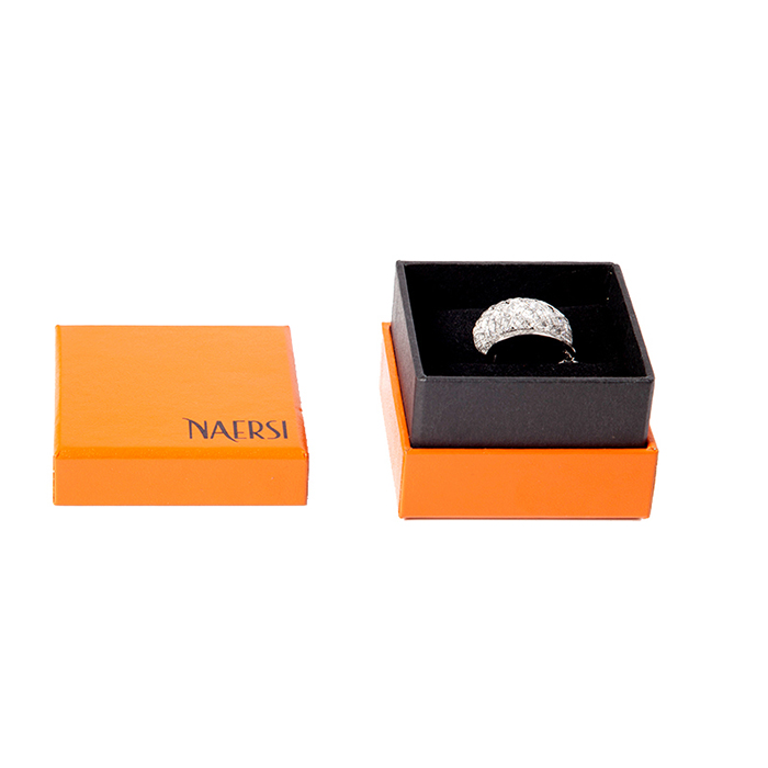 Warm custom orange jewellry box