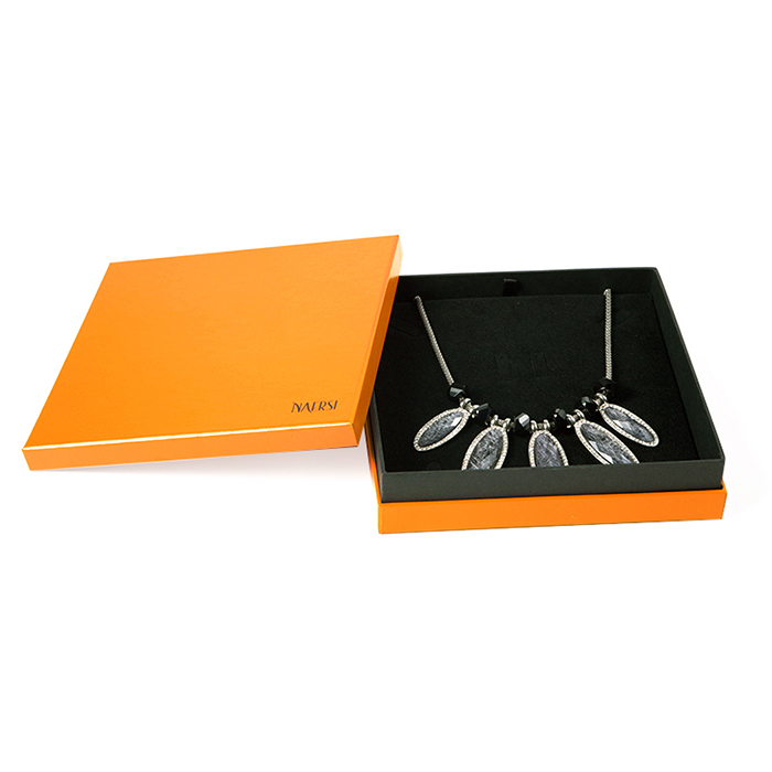 Warm custom orange jewellry box
