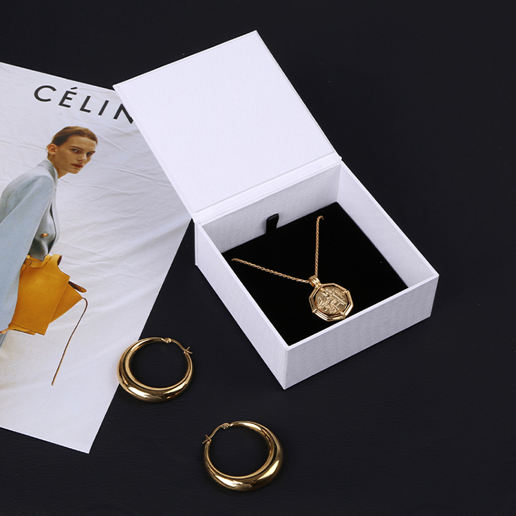 Eco friendly custom cardboard paper jewelry ring jewelry packaging box