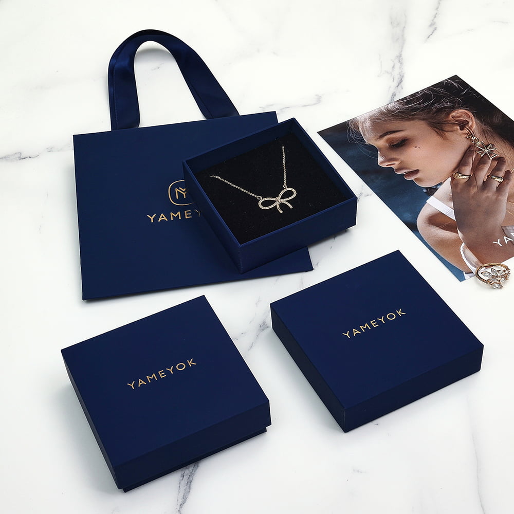 China manufacturers best custom necklace packaging paper box 
