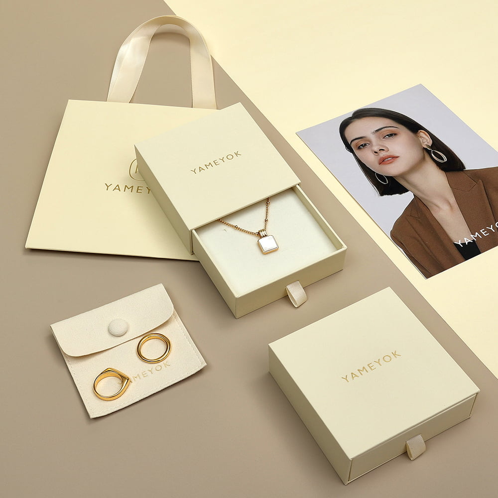 High quality custom necklace box packaging with logo