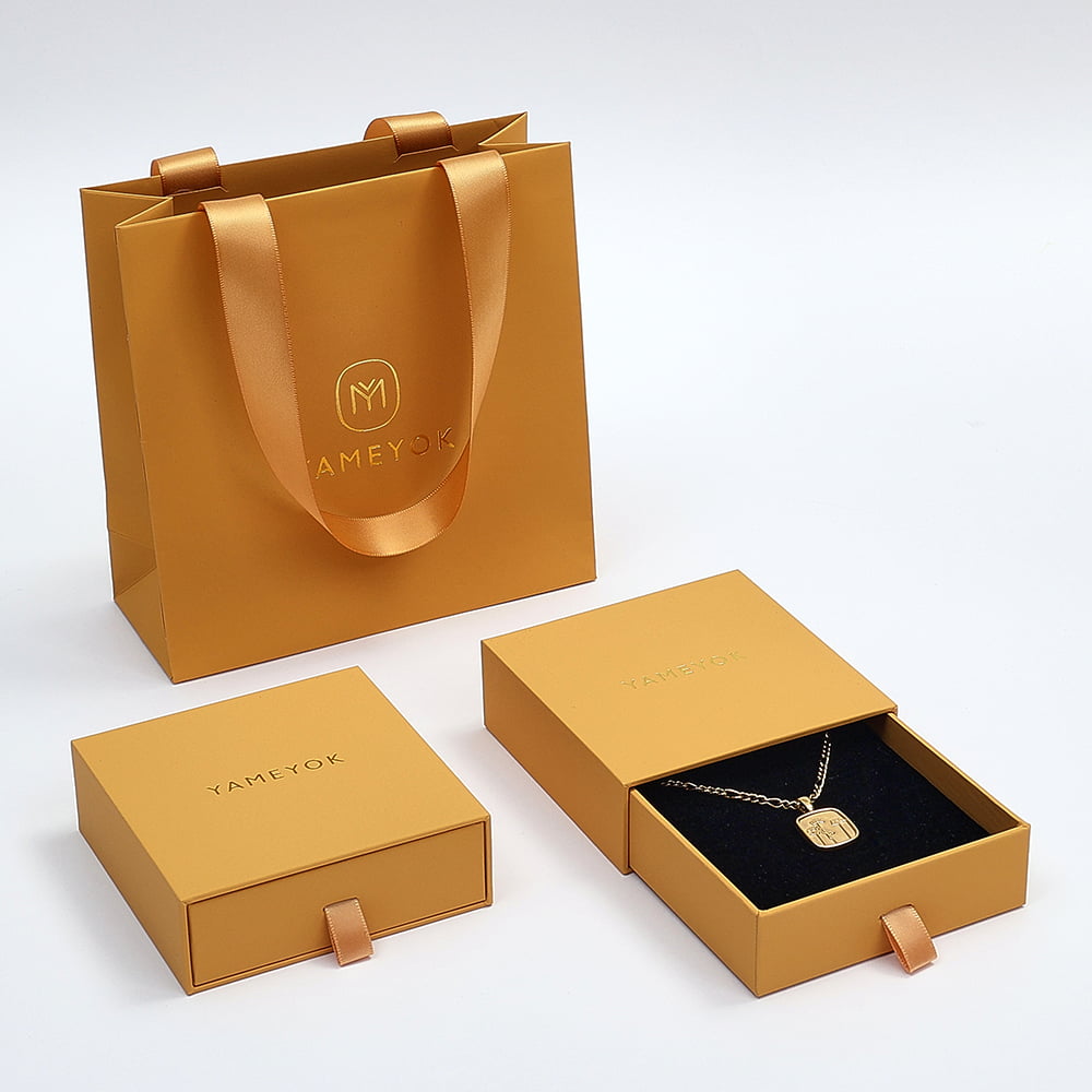 Luxury european women new style custom necklace jewelry gift box