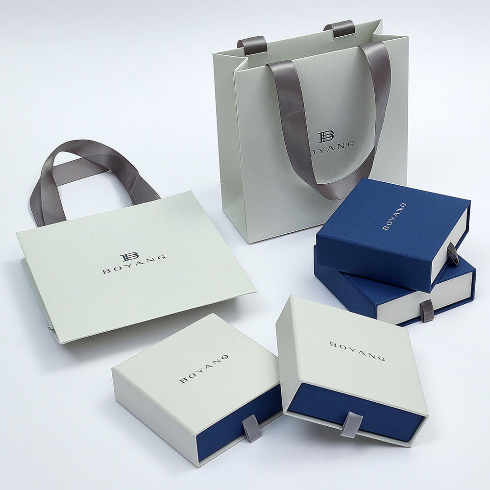 Luxury Printed High Quality Drawer Paper Box Jewelry Set Boxes Packaging