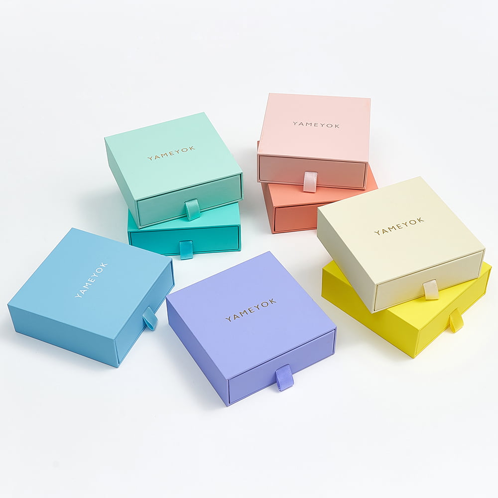 High quality custom necklace box packaging with logo