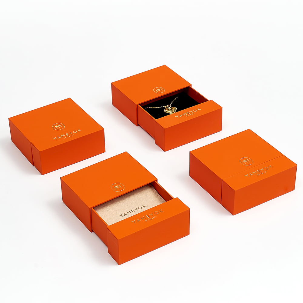 Factory wholesale eco friendly paper jewelry set packaging box