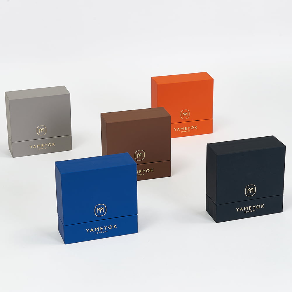 Luxury high-end best paper cardboard custom pendant jewelry gift box