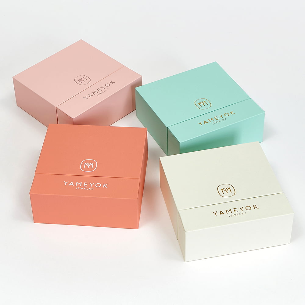 China supply competitive price custom logo luxury necklace packaging box